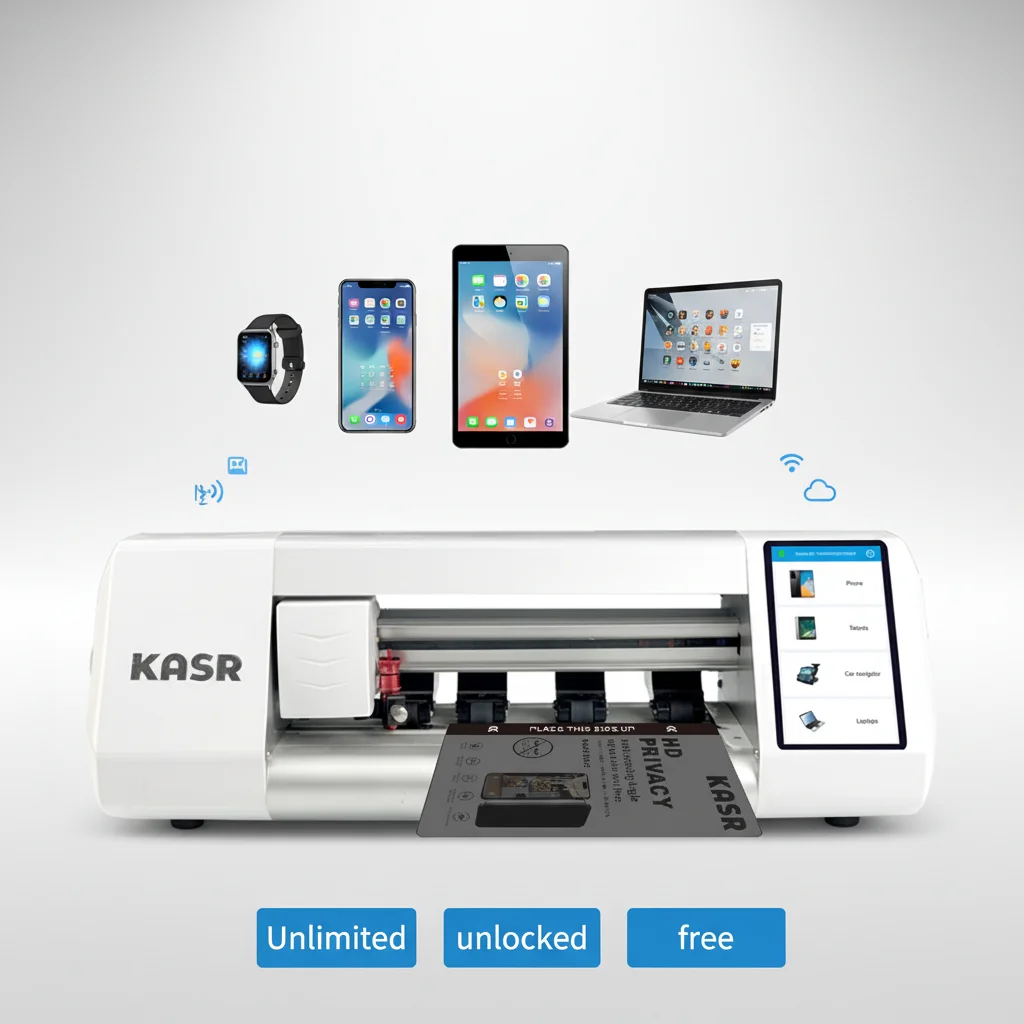 Mobile Screen Protector Hydrogel Film Cutting Machine TPU Film Cutter For Phone Repair Shop Business
