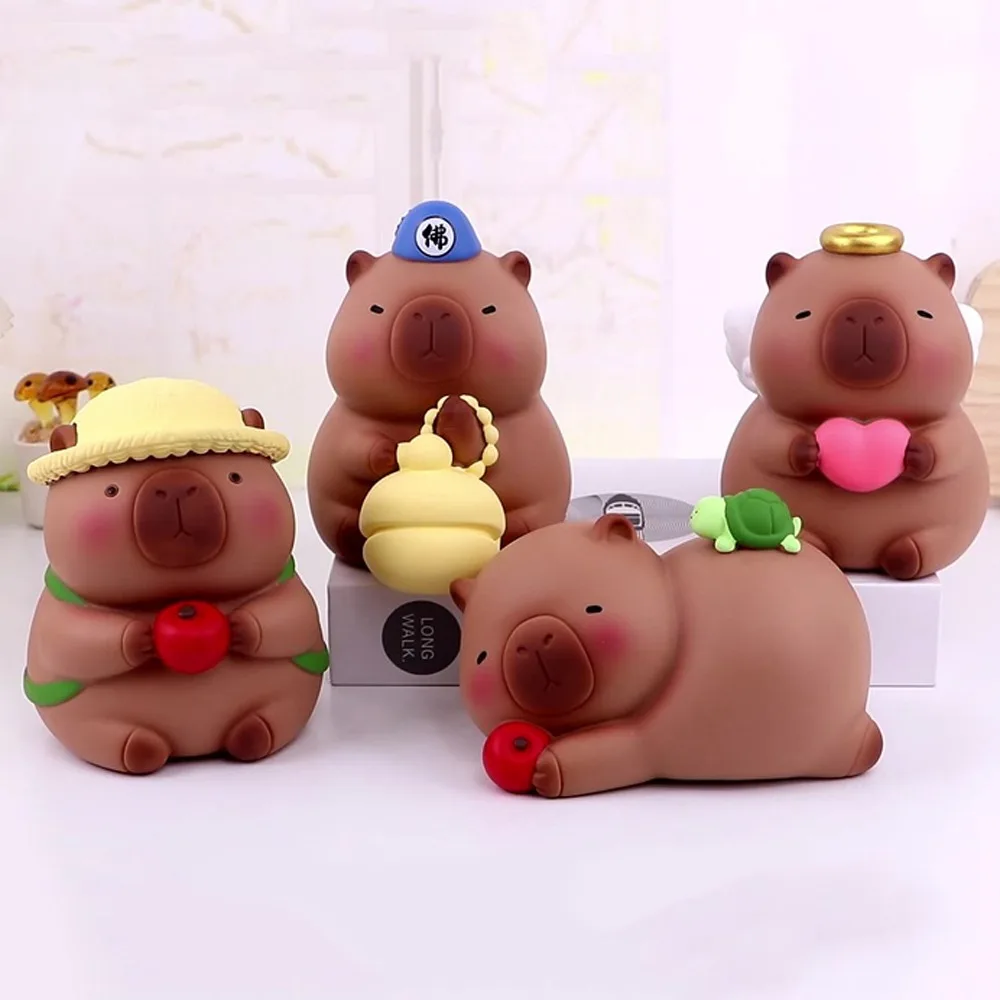 

Savings Tank Capybara Piggy Bank Decorative Model Capybara Money Boxes Collectible Cartoon Capybara Kids Storage Box Coins Cash