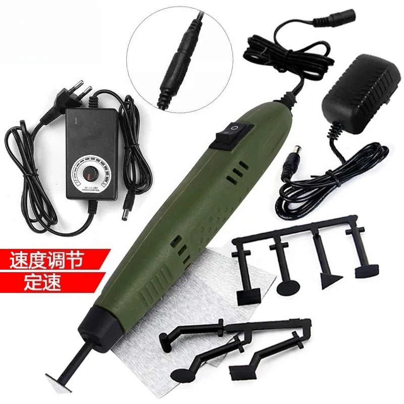 18W Mini Sander Grinding Machine Tool Pen Type Polisher Electric Grinding Tools Fixed Speed/Regulated Speed Polishing Machine