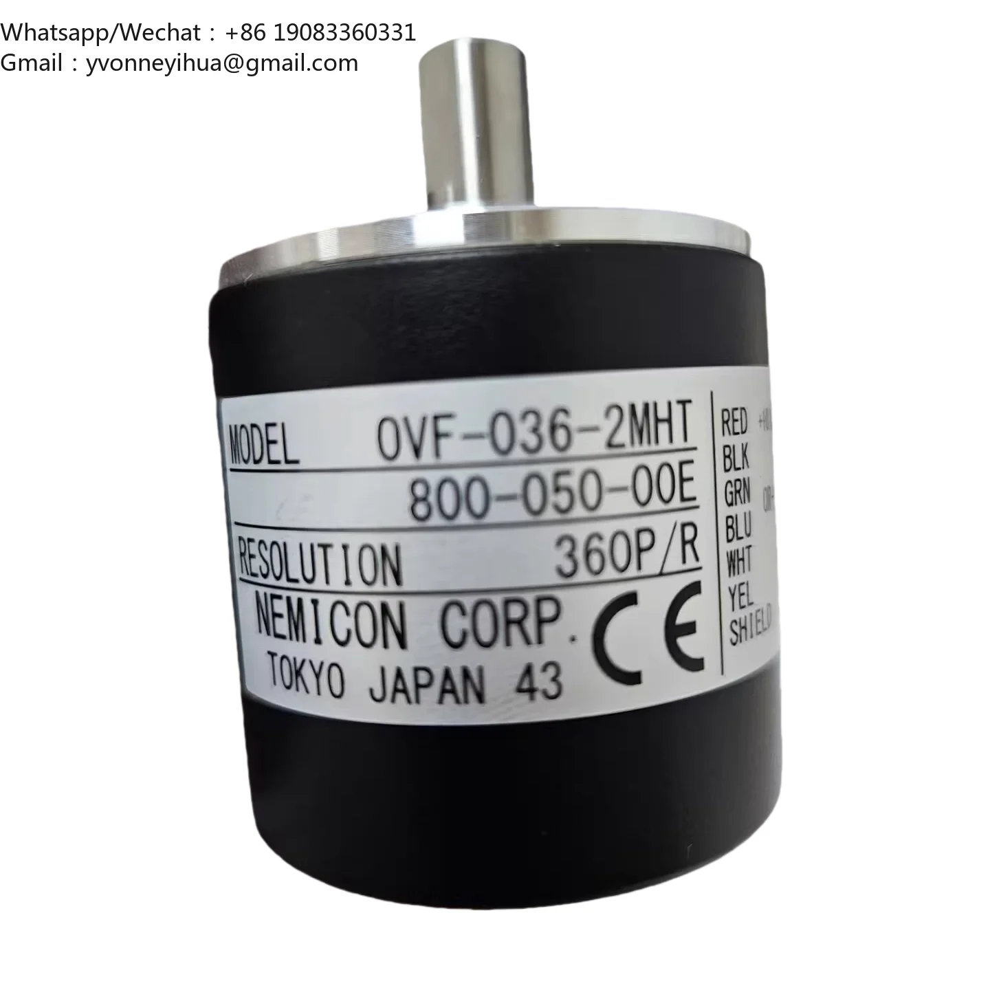 Codificador Rotatorio Nemicon Original Importado OVF-036-2MHT-800-050-00E 360P/R Push-Pull/Alto Voltaje 5000min-1 Para Uso Industrial