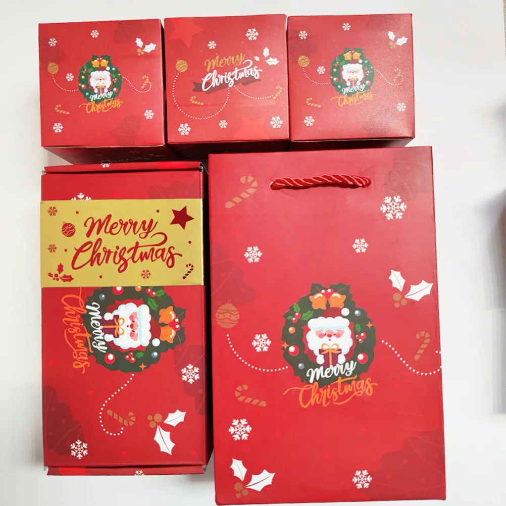 1 Juego de Cajas de Regalo Explosivas de Papel para Navidad, Cajas de Regalo con Diseño Colorido para Fiestas Navideñas, Cajas de Dulces para Navidad
