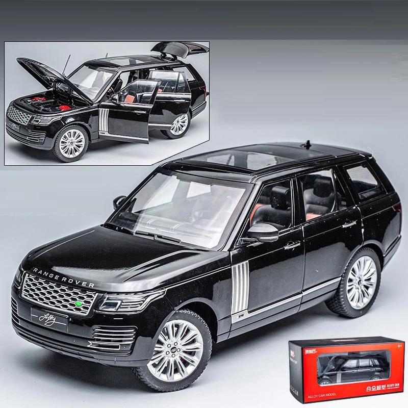 1:18 Simulato Grande Modello di Auto in Lega Suono e Luce Tirare Indietro Auto Giocattolo in Metallo Fuoristrada Collezione di Ragazzi Ornamenti Regalo