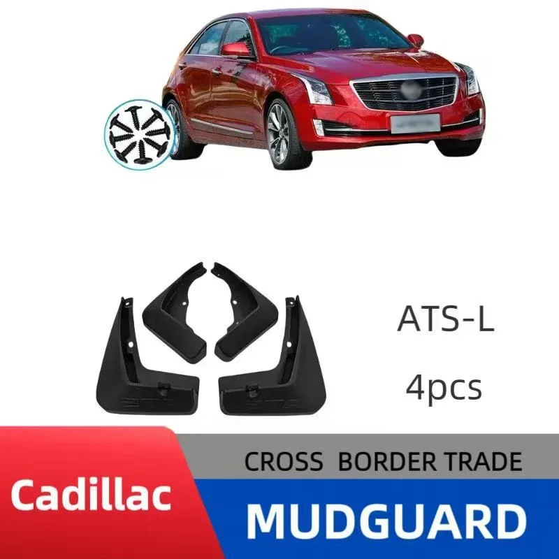 

Mudguards are suitable for Cadillac ATS-L car tire mudguards modified front and rear wheel mudguards tilespar accessories
