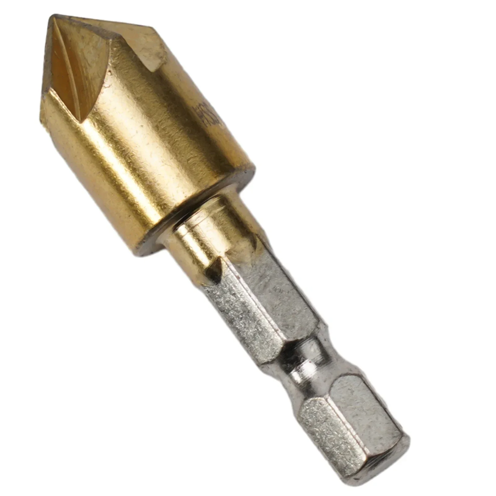 Herramienta de broca práctica, 1 piezas, 5 ranuras, 6 tamaños, 90 grados, corte rápido, fácil en madera, para hundir agujeros de 90 grados