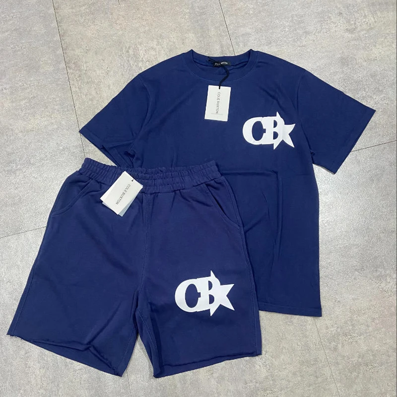

High Quality Cole Buxton Short-sleeved Set Summer New Collection Simplicity LOGO Print Casual Sportswear in Stock