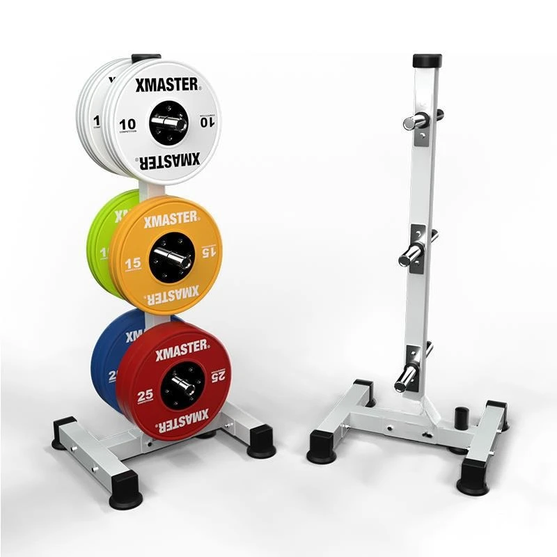 Electroplated barbell plate storage rack, barbell bar storage rack, large-hole plate placement