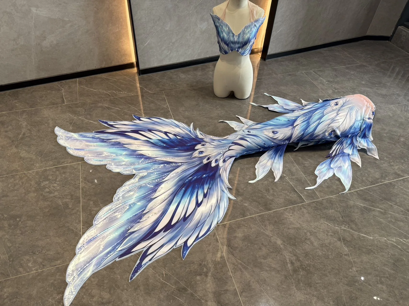 Aquarium Underwater Professional Freediving Filming Performance Mermaid Large Tail