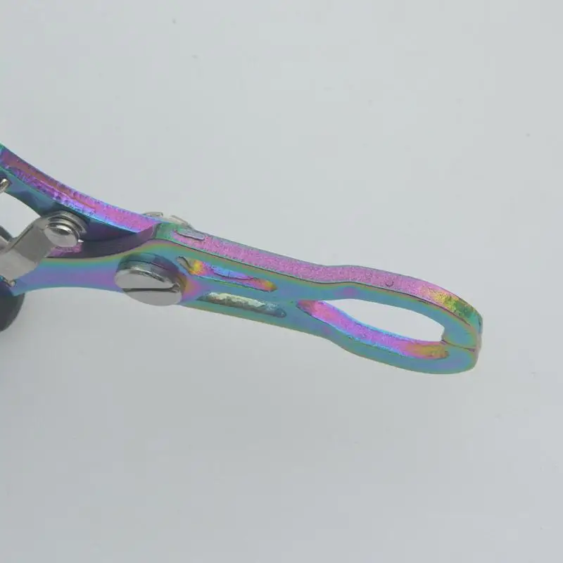 Stainless Steel Fish Lip Gripper Anti Rust Non Slip Grip Built-in Line Cutter Heavy Duty Fishing Accessory for Ice Fishing Boat