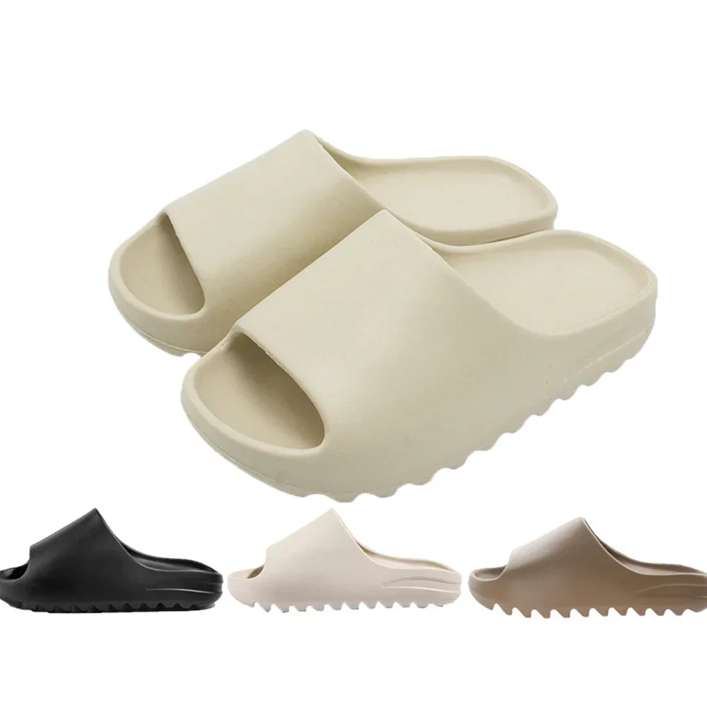 2025 Men's Fashion Summer Slippers Soft EVA Thick-soled Sandals Women Bathroom Slides Non-slip Beach Slides Coconut Slippers