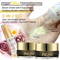 AILKE crème blanchissante pour le visage, réduit les taches foncées, les taches solaires, la mélanine, avec collagène, la glutathion, même le teint pour tous les Types de peau 6