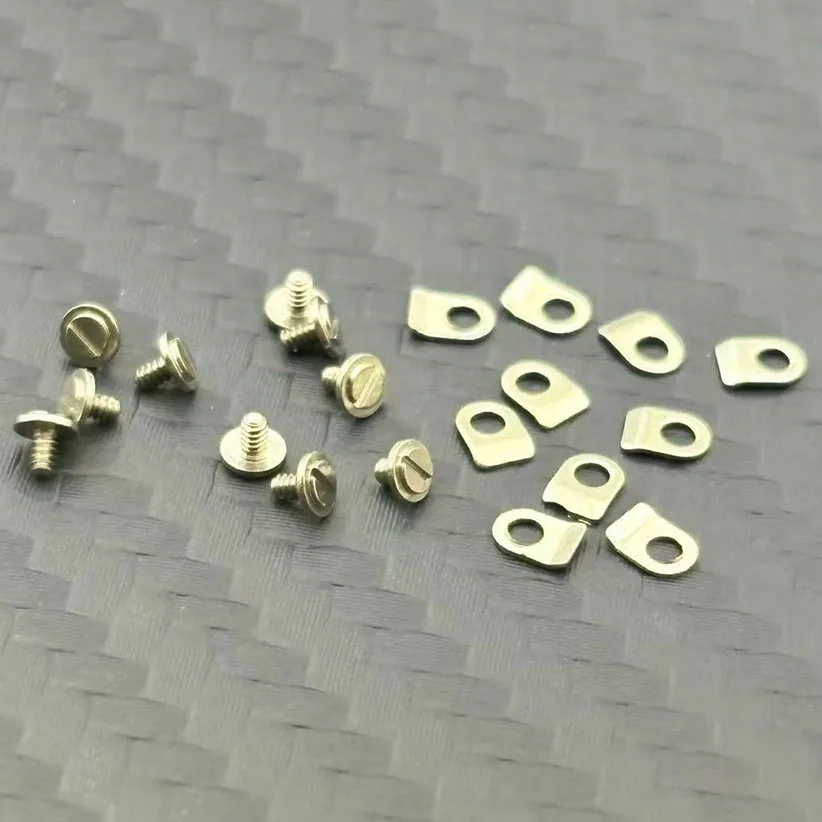 Watch movement components, compatible with Shanghai 3235/3230/3285 movement fixing screws and fixing plates（10set）