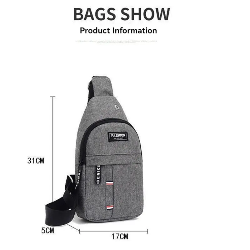 New Shoulder Bag Man 2022 Casual Chest Business Male MultiFunctional Women Backpack Cycling Sports Rucksack Travel Pack