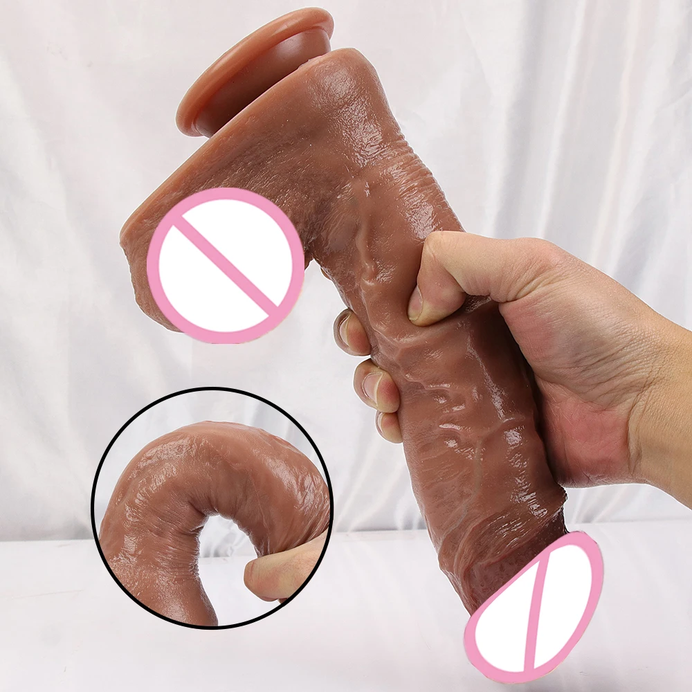 Soft Silicone Dildo Realistic Huge Penis Cheap Small Anal Suction Cup Thick Dick Butt Plug Sex Toys For Men Women Strapon Orgasm