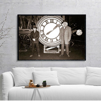 Back to the Future Poster Classic Movie Print Alternative Film Retro Photo Vintage Style Wall Art Canvas Painting Home Decor