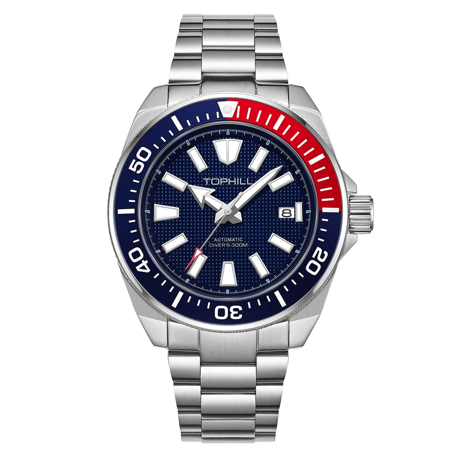 TOPHILL High Quality 300M Waterproof Automatic Diving Watch Men's Mechanical Wristwatch Sapphire Super Luminous Watches for Men image 3