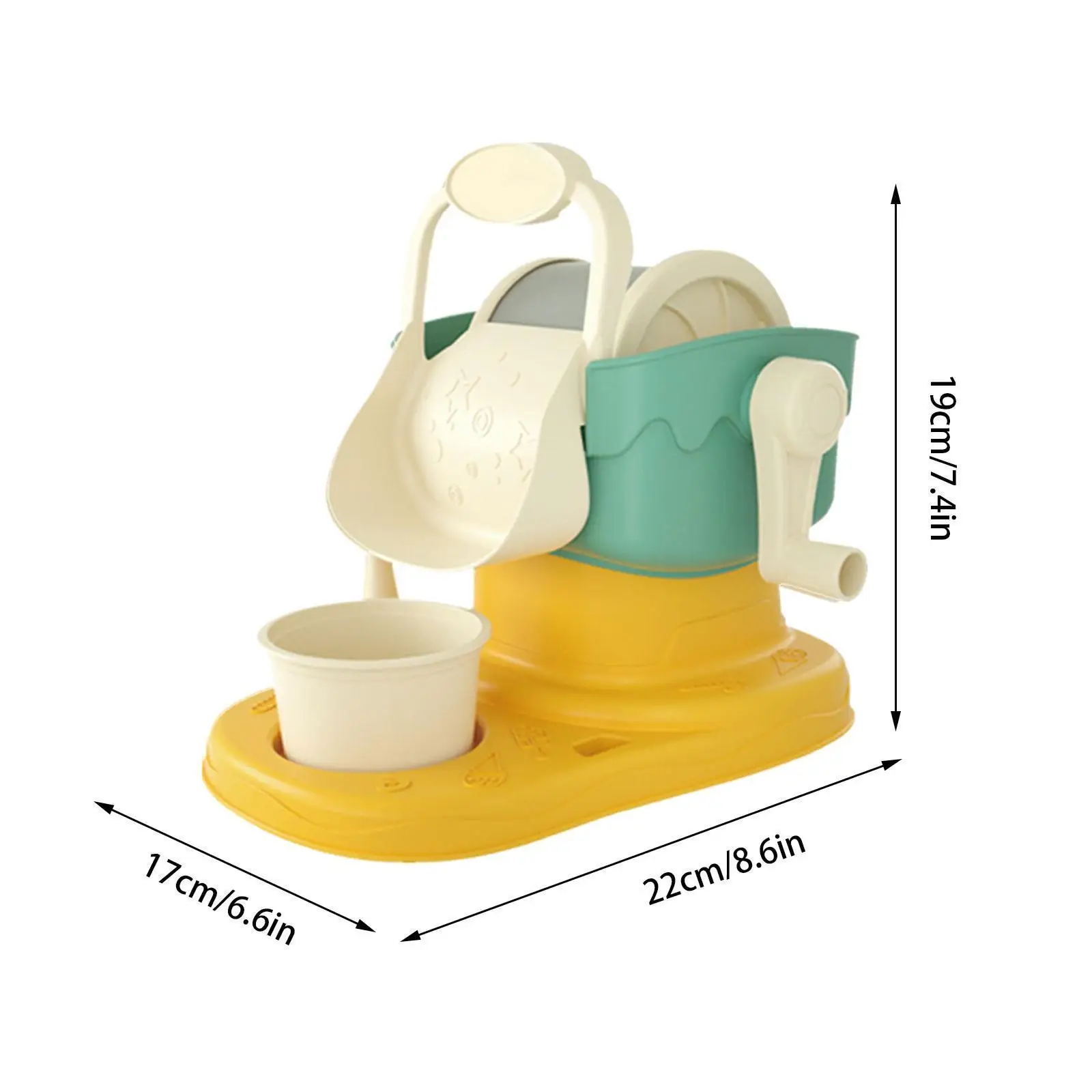 Helado DIY, máquina de helados y juego de juguetes de helado para niños