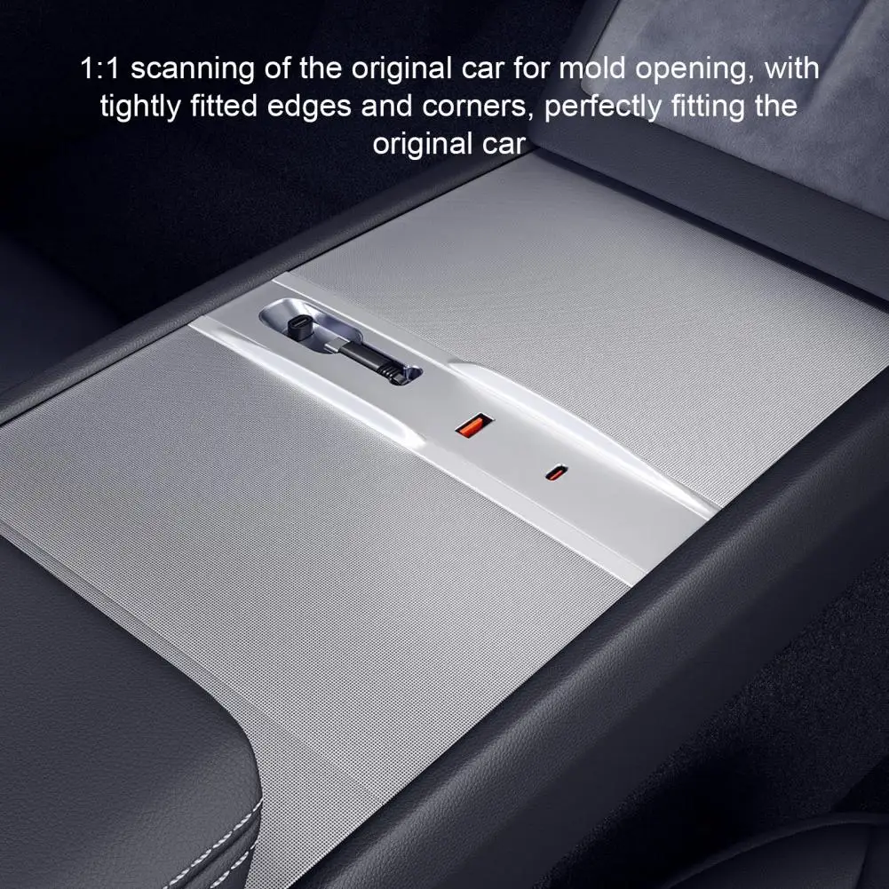 

Car Charge Adapter Type-c Pd Data Cable Fast Charging Car Usb Hub Charger with Retractable Data Cable Multiport for Tesla