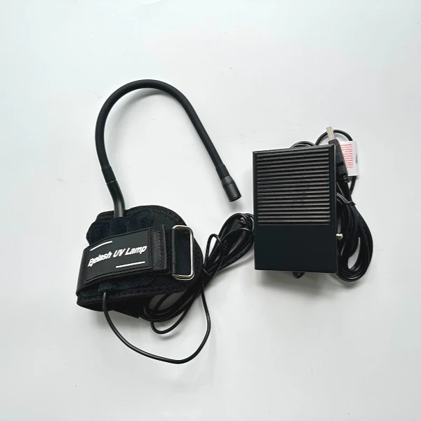 

Portable Wristband Uv Lashes Light 5w Uv Led Eyelash Extension Light with Foot Pedal Switch Polish Led Lamp for Lash Nail Glue