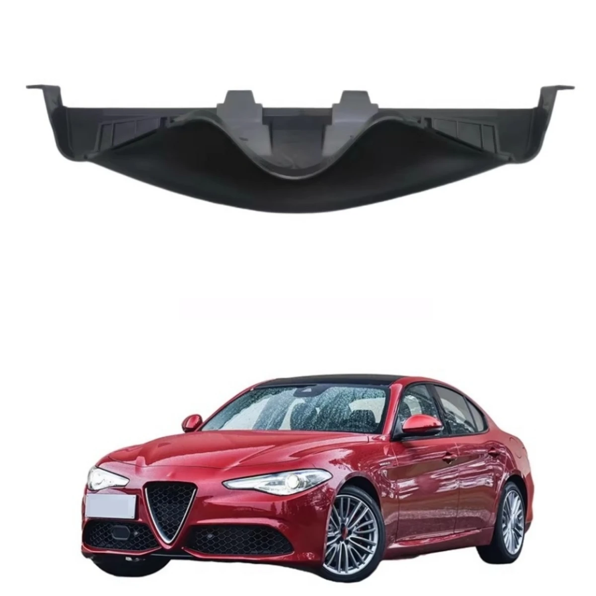 Placa Decorativa Inferior para Parrilla Delantera de Alfa Romeo Giulia, Pieza de Auto