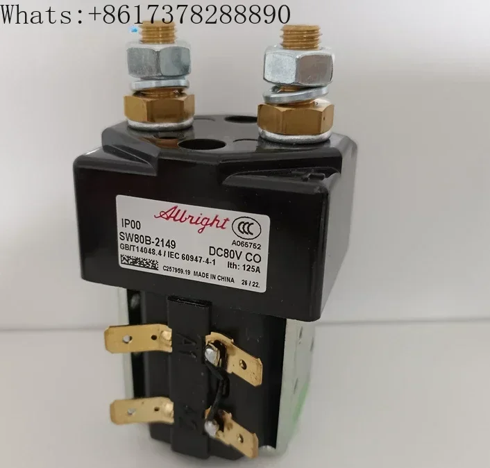 Genuine Albright Contactor 80V SW80 SW80B-421T SW80-62 SW80B-2149 Solenoid Relay Switch Eelctric Forklift Stacker Pallet Truck