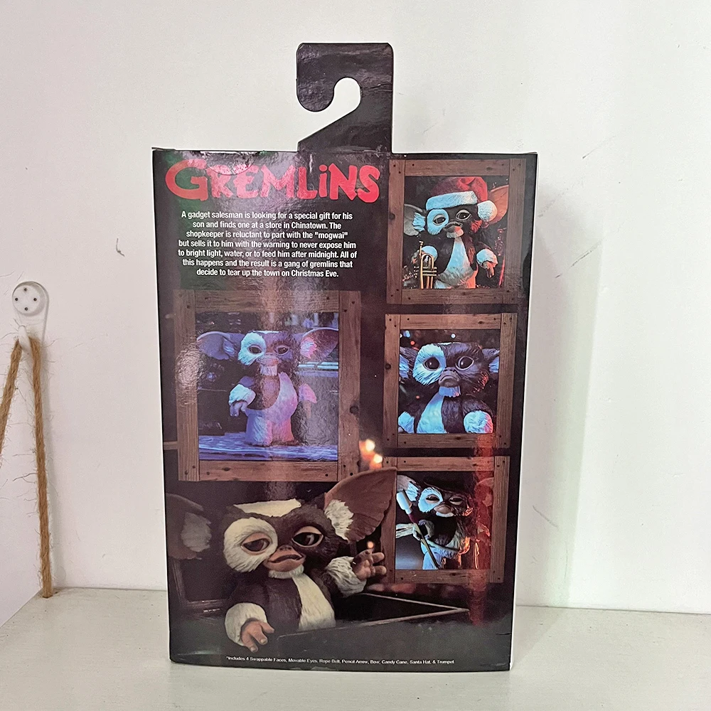 NECA Gremlins Figure Movie Edition Gremlins Retro Rubber Horror Doll Toy Doll Christmas Ver. Gift