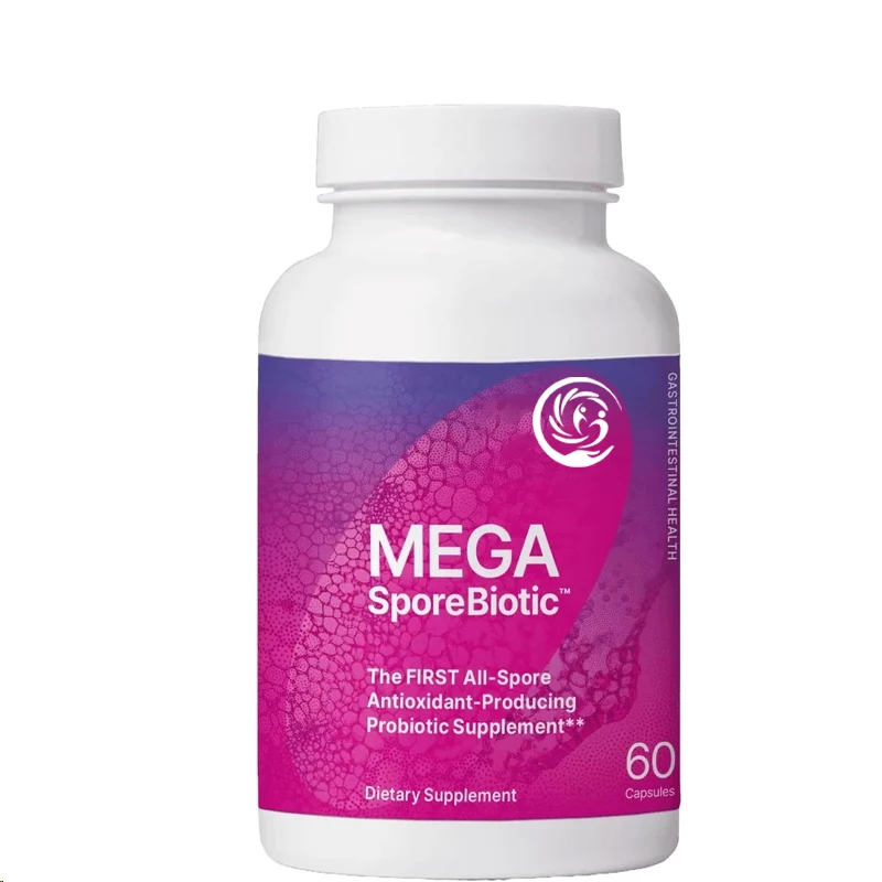 Los probióticos MegaSporeBiotic promueven la salud digestiva: que contienen esporas que forman los coagulanes de Bacillus y el sublago de Bacillus