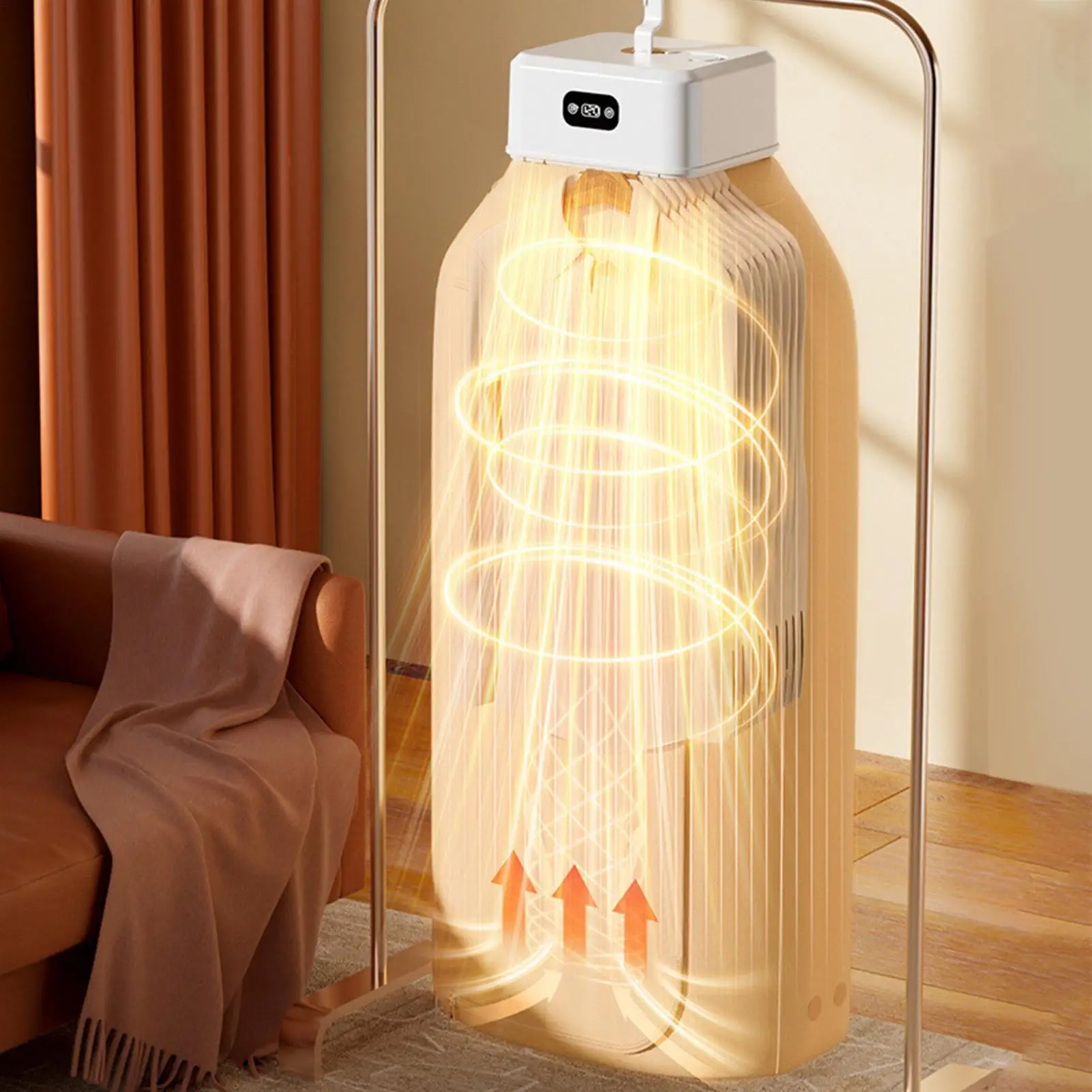 多機能乾燥機-電気衣類-ホームキャビネット-フロアマシン-洗濯乾燥機-温風乾燥機-ledデジタルディスプレイ付き