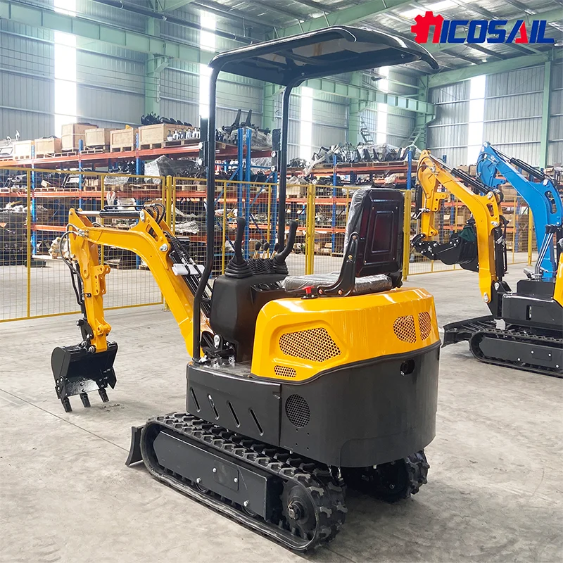 工場価格 ミニショベル販売 コンパクトで高効率 家庭用小型プロジェクト向け ミニ掘削機 1.2トン