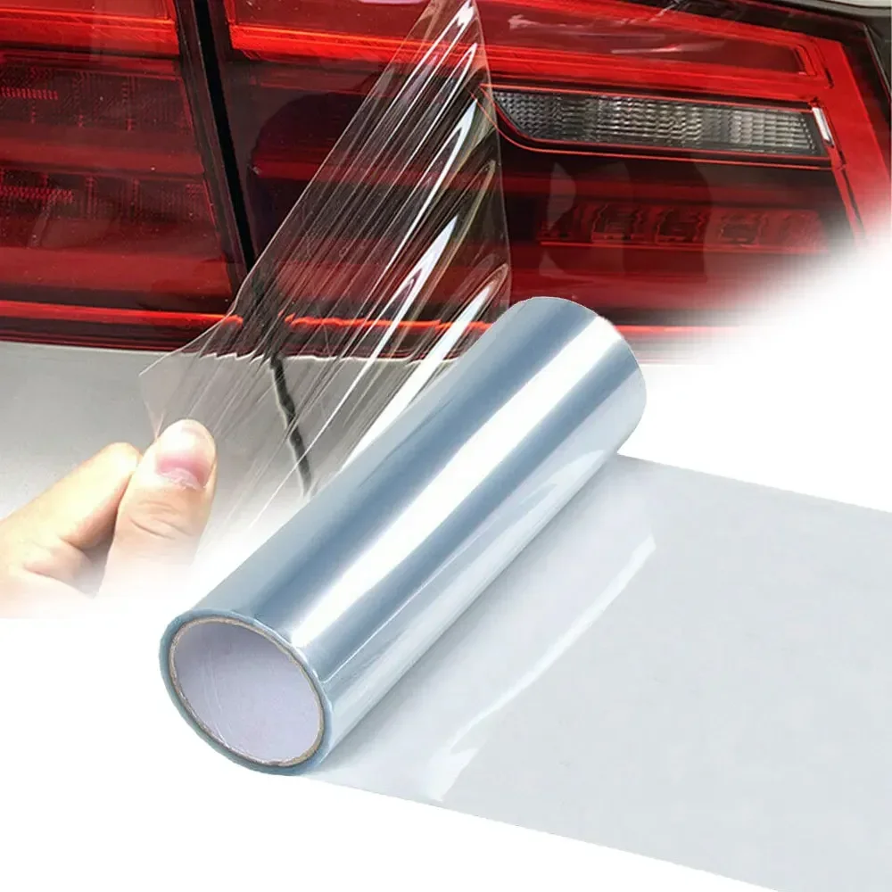 

30*120cm Car Headlight Taillight Vinyl Anti Scratch Protective Film Auto Fog Light Rear Lamp Sticker Car Exterior Accessories