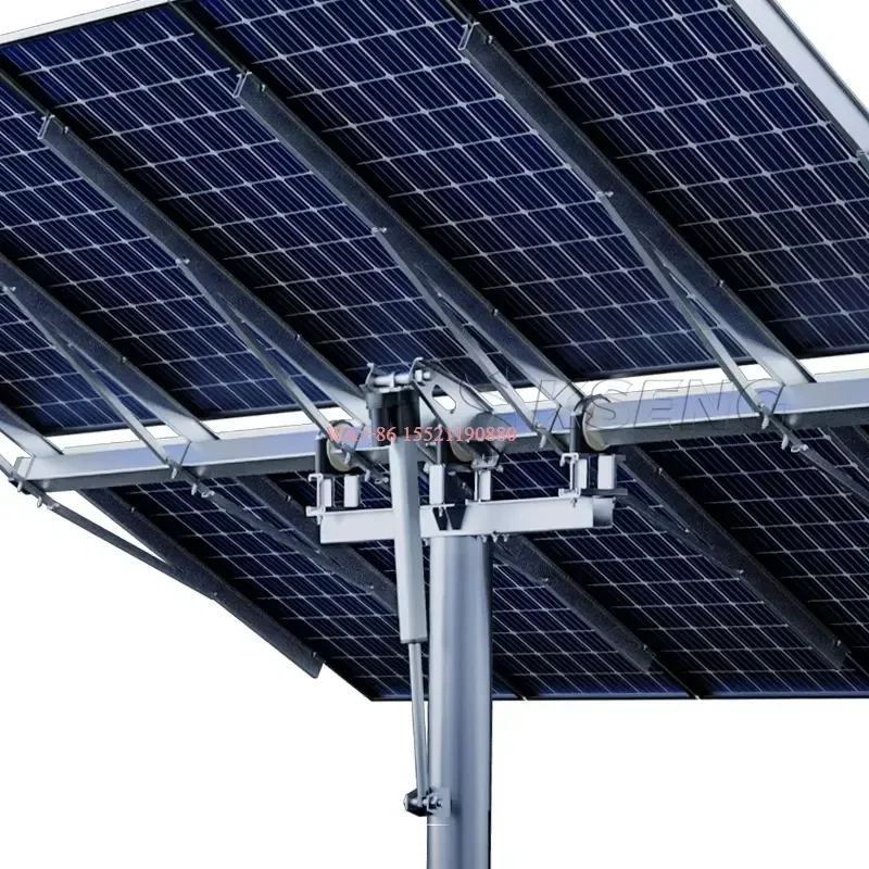 wmwmnu for Robust Structure Ground Mounted Automatic Single Axis Solar Tracker Single Post Solar Tracking System