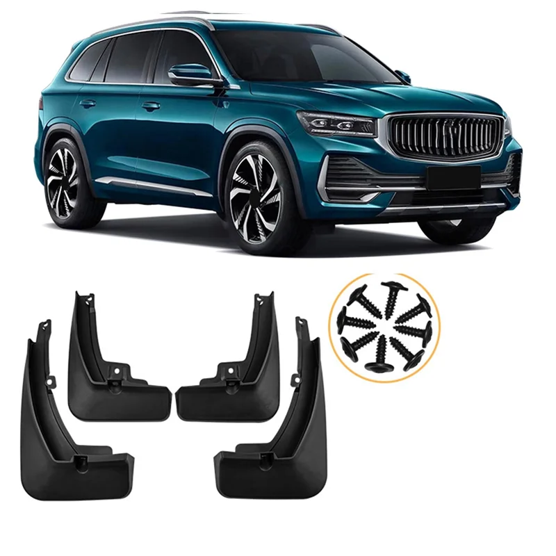 Car Mud Flaps Mudguards Splash Guards Fender for Geely Xingyue L Monjaro 2021-2023 Car Decoration—L49A