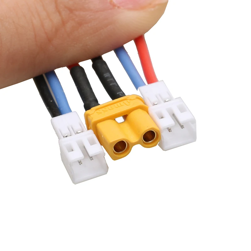 1 Uds Amass XT30 conector hembra a PH2.0 Cable de conversión de enchufe macho Cable adaptador de corriente para Dron de carreras Crux3 Mobula7 HD FPV