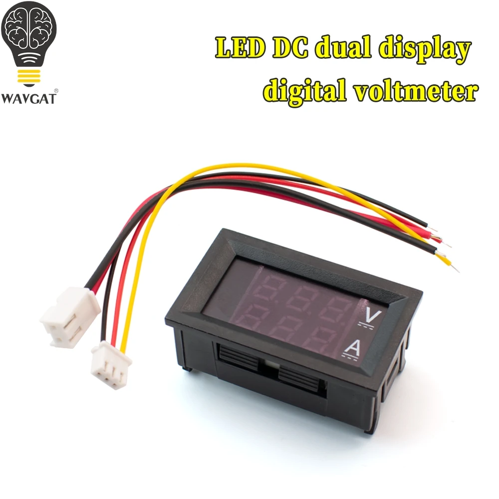 1/5PCS DC 0-100V 10A Digital Voltmeter Ammeter Dual Display  Detector Current Meter Panel Amp Volt Gauge 0.28
