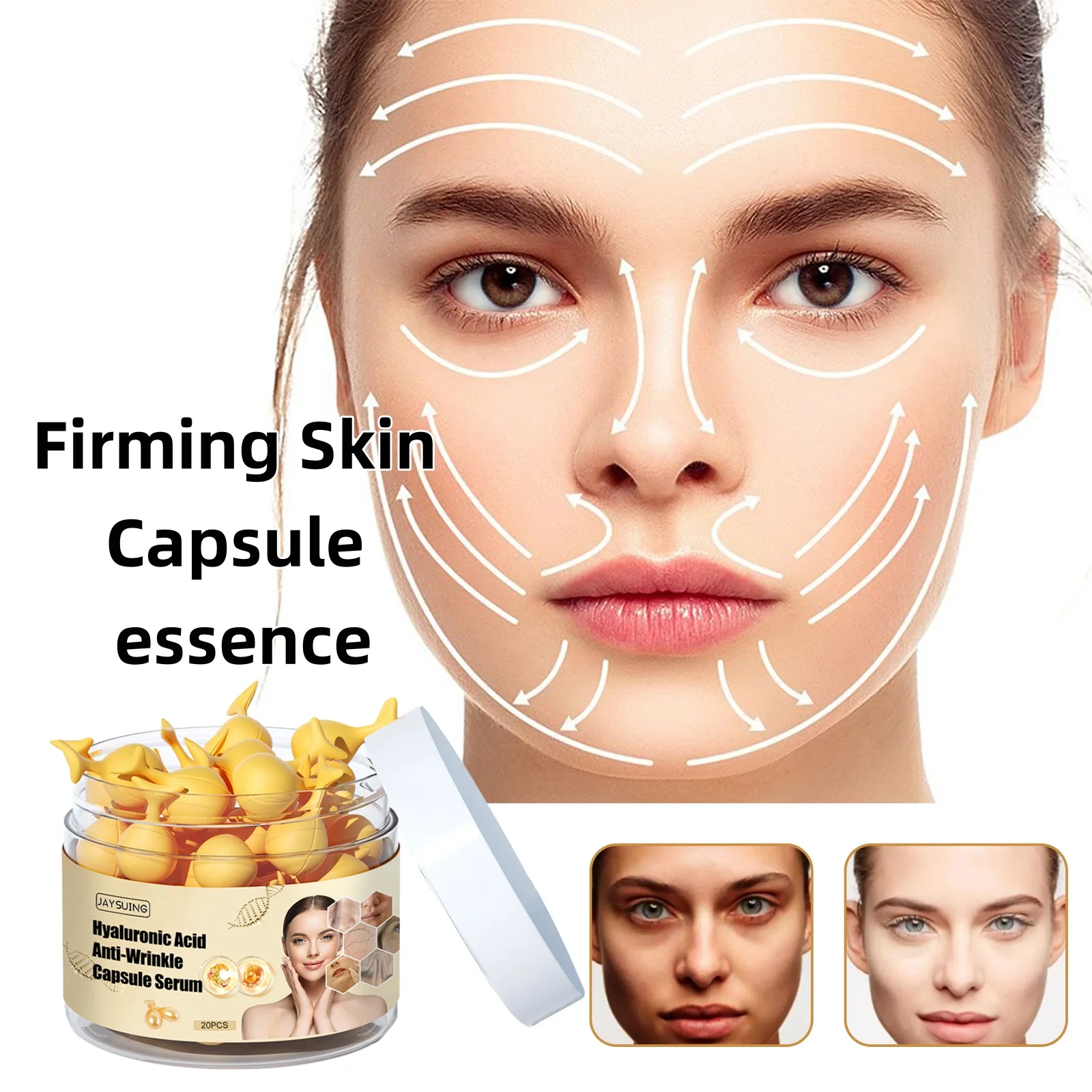 Firming Skin Capsule essence Lightens Fine Lines on the Face, Repairs the Barrier, Moisturizes and Firms the Face essence