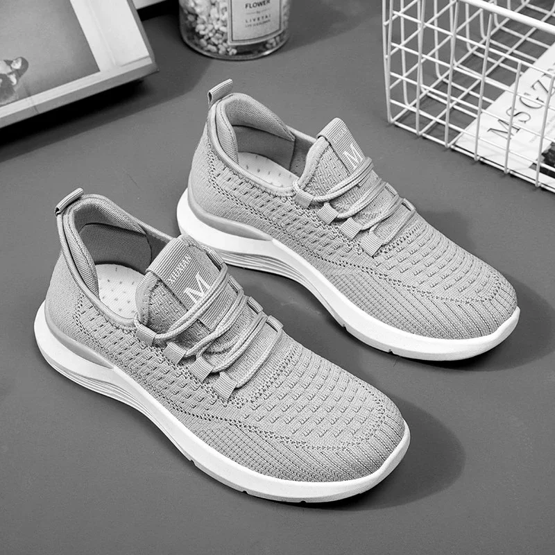 

Summer Casual Women's Breathable Mesh Sports Shoes Outdoor Anti Slip Walking Lightweight Design 2025 Women's Pink Tennis Shoes