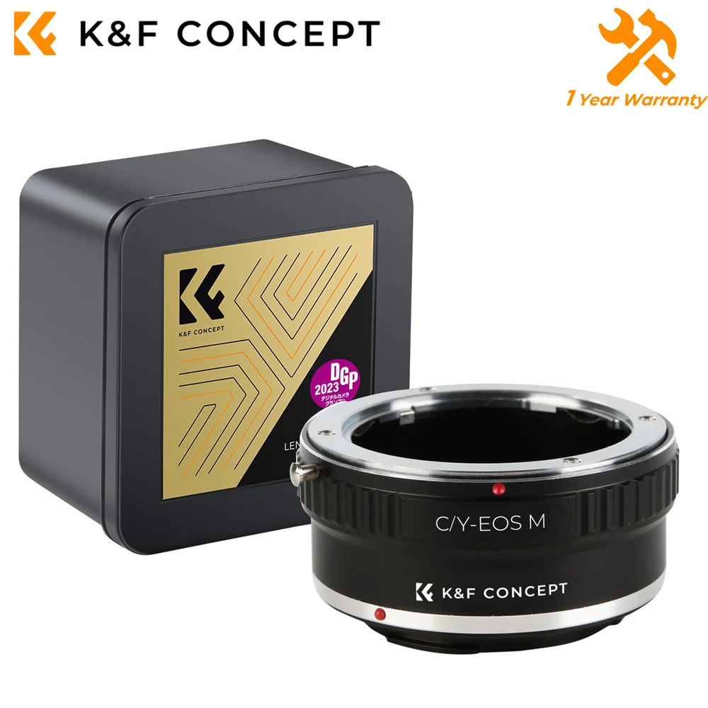 

K&F Concept Mount Adapter for Contax Yashica Lense to Canon EOS M Camera Port for Canon EOS M M2 M3 M5 M6 M10 M100 Mount Adapter