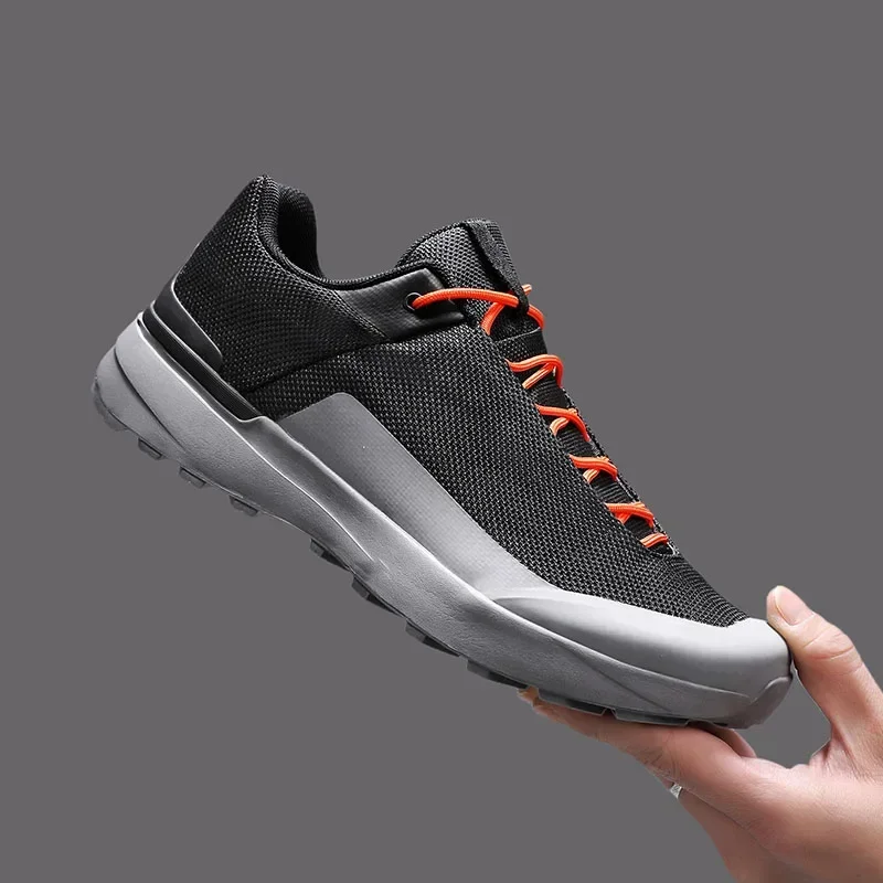 

Breathable Men Hiking Shoes Anti Slip Trekking Climbing Shoes Lightweight Mesh Walking Sneakers Comfortable Casual Sport Shoes
