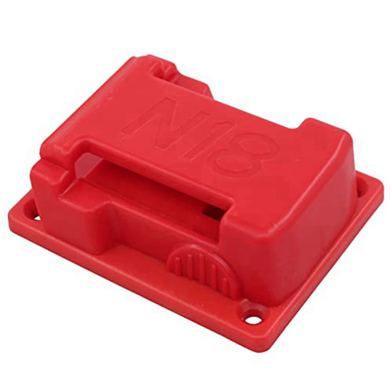 Soporte de batería de 20 piezas, herramienta de suspensión de montaje para taladro de batería M18 de 18V, estante de almacenamiento de montaje en pared, cubierta de estante, Protector de muelle