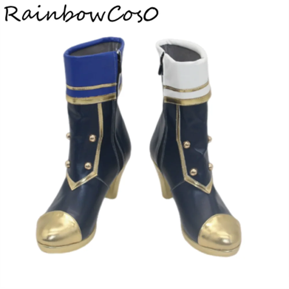 Aiba Uiha Virtual YouTuber VTuber Cosplay Shoes Boots Game Anime Party Halloween RainbowCos0 W4779