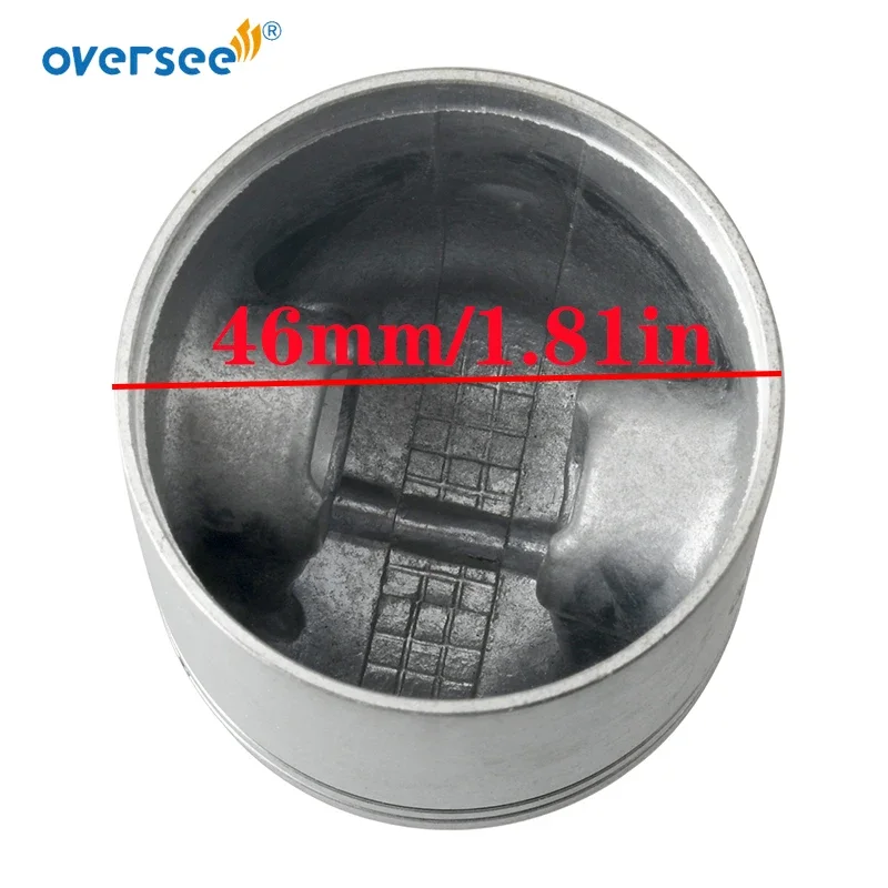 Oversee 6L5-11631-00 Piston Set (STD) For Yamaha 3HP Outboard engine boat Motor brand new aftermarket part