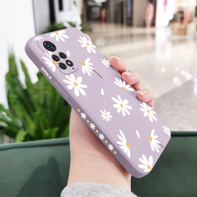 Plain Daisies Phone Case For Xiaomi Redmi Note 13 12 12S 11 11S 11T 10 10A 10T 10S 9T 9 8 7 Pro Plus 10C 9A 9C 9T 4G 5G Cover