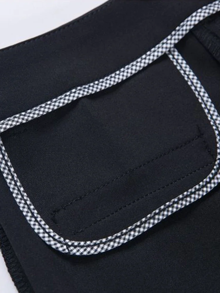 Office Stretch Straight Pants Korean Formal High Waist Pantalones Fashion OL Oversize Mom Trousers New