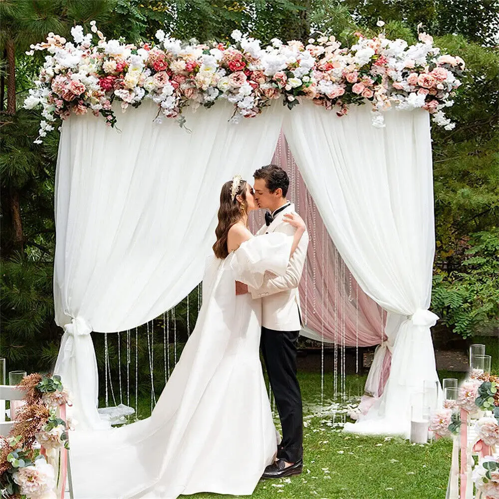 Heavy Duty Wedding Backdrop Arch Balloon Stand Square Frame Garden Arbour for Wedding Birthday Parties Banquet Decorations