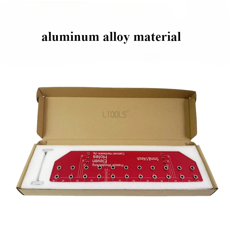 Puncher Hinge Aluminum Alloy 2-in-1 Cabinet Door Positioning Woodworking Tools Furniture Installation Tools Clear Markings
