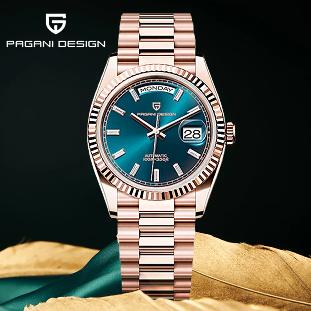 

Мужские часы Pagani Design DD36 2026 года, автоматические, роскошные, механические, с сапфировым стеклом, из нержавеющей стали, водонепроницаемые