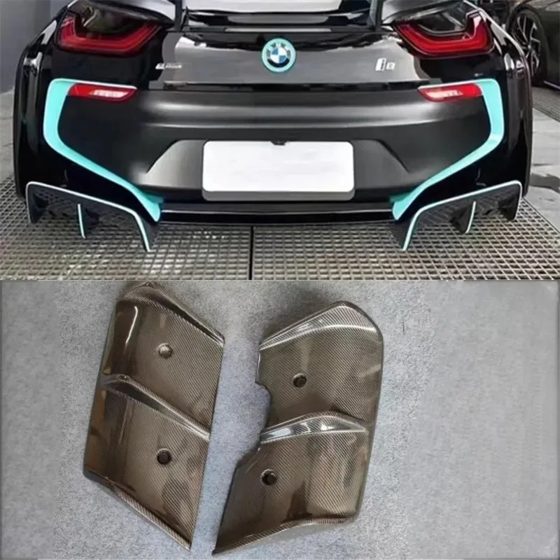 

For BMW i8 ReaI Carbon Fiber Bumper Rear Lip Spoiler Kit