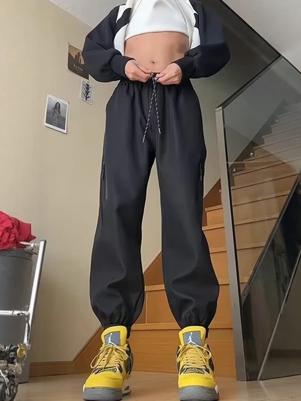 

Мужские летние ветрозащитные и водонепроницаемые брюки для активного отдыха из полиэфирного волокна, свободного кроя, повседневные, дышащие, с эффектом сухого льда