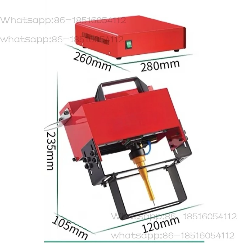 Nützliche tragbare pneumatische Nadelpräge-Markierungsmaschine aus Metall für VIN-Code (100 x 20 mm). Rahmen-Chassis-Nummer