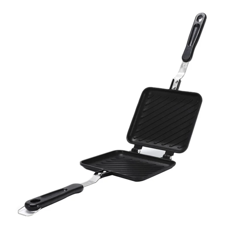 

AB39-1 шт. сэндвичница на гриле, сэндвичница для хот-догов, антипригарная алюминиевая сковорода, кухонный инструмент