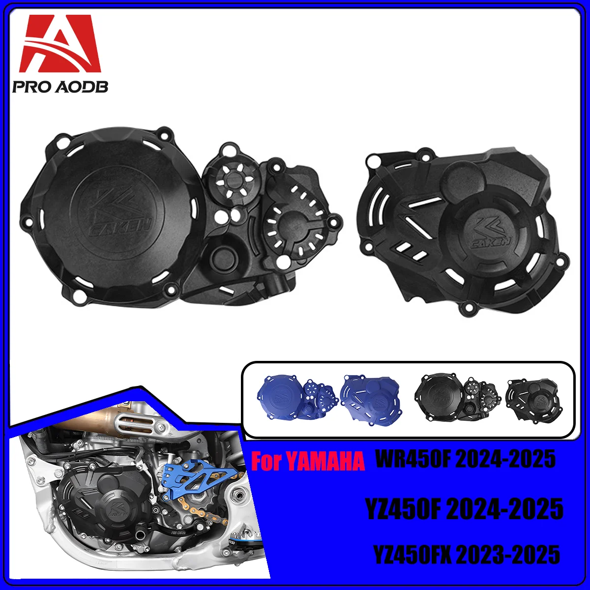 

Motorcycle accessories High quality PA6 Plastic magneto clutch water pump protection cover For YAMAHA WR450F YZ450F YZ450FX 2025